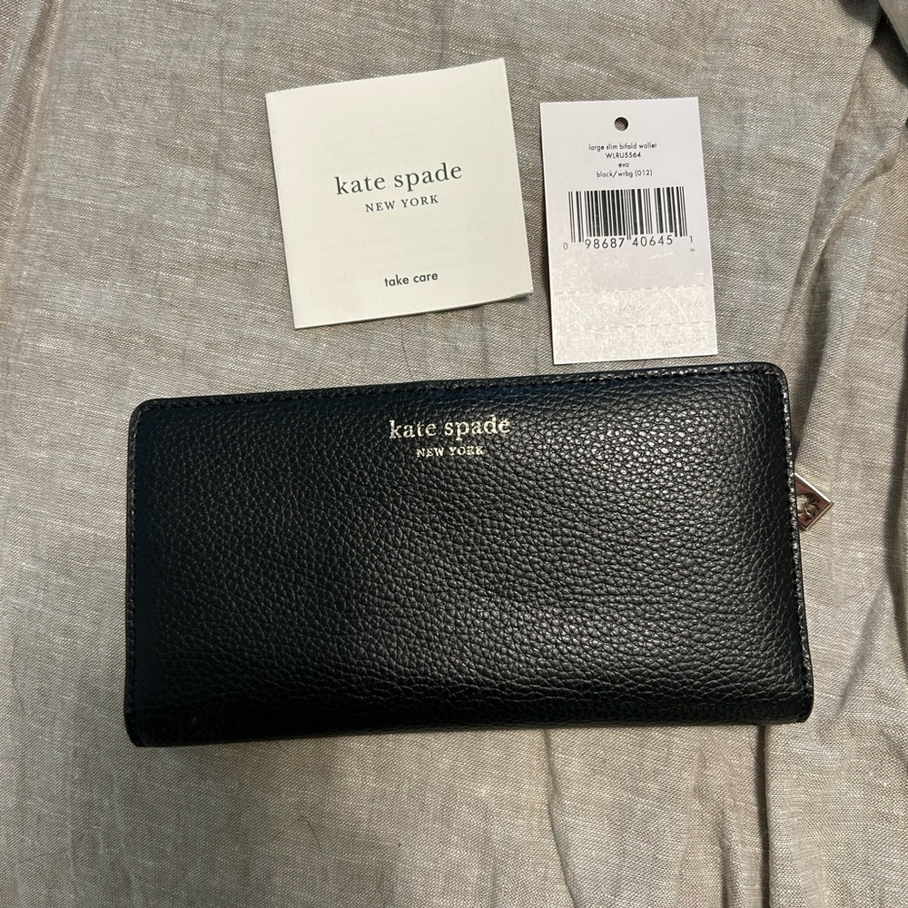Kate Spade Black Leather Wallet